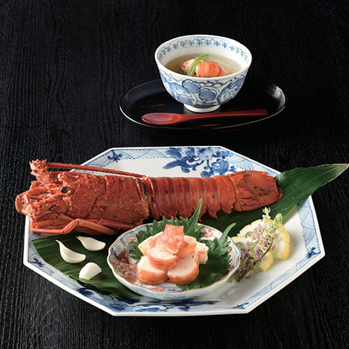 ＜日本のおいしいお料理＞伊勢海老割烹料理 2種